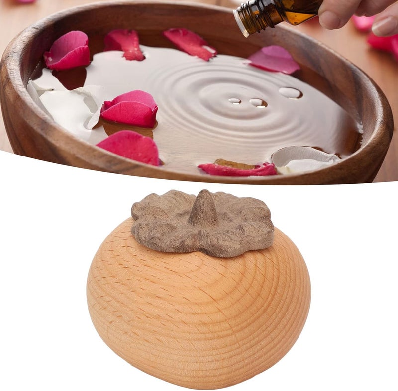 woobles Essential Oil Aroma Diffuser, Beech Wood Portable Essential Oil Diffuser, Improve Sleep Diffusion Wide Fragrance Diffuser for Bedroom - Image 5